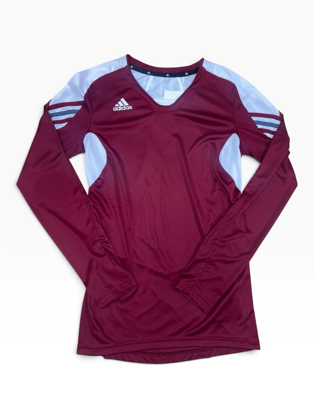 Adidas Women’s Top Sz Small Cardinal & White NWT $40